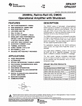 DataSheet OPA2357 pdf